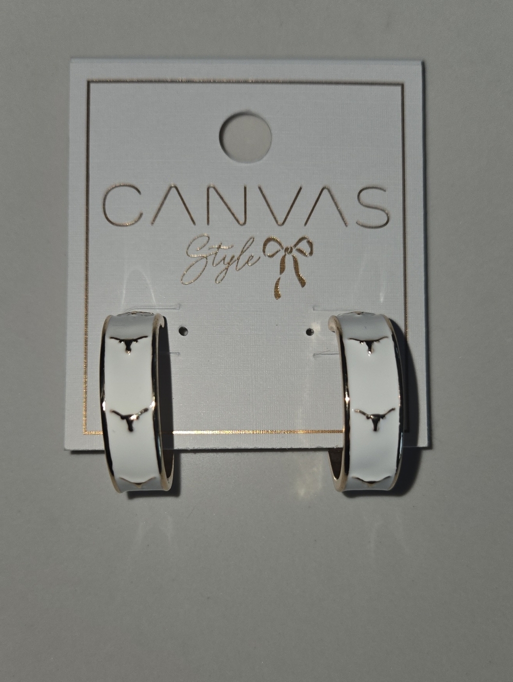 Texas Longhorns Hoop Earrings